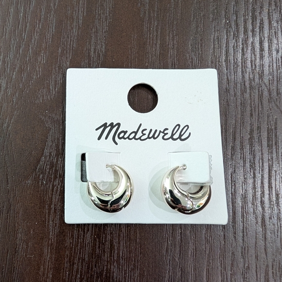 Madewell Jewelry - Madewell Puffy Hoop Earrings